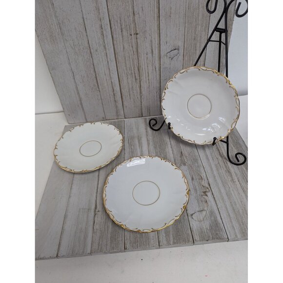 Vintage BOHEMIAN Fine China Set of 3 Mugs Saucers Czechoslovakia BOH53 - Picture 6 of 7